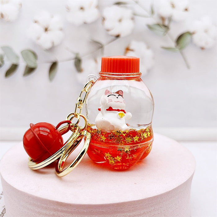 Wholesale Cartoon Acrylic Drift Bottle Keychain (S) JDC-KC-DiMeifei001