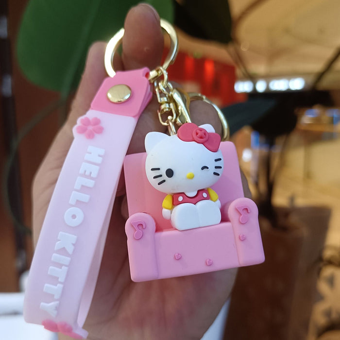 Wholesale PVC Cartoon Doll Keychain JDC-KC-KuangK006