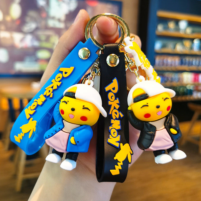 Wholesale Cartoon Doll Silicone Keychain JDC-KC-Tingm236