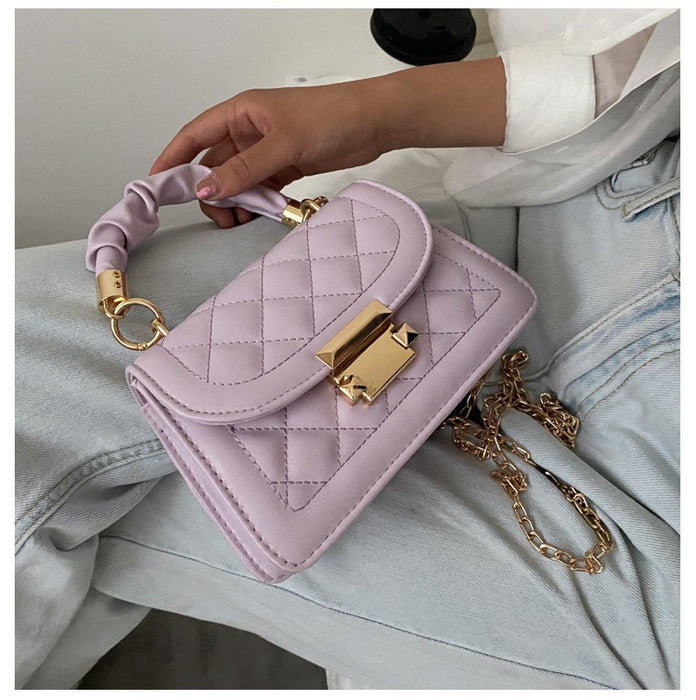 Wholesale Rhombus Checkered Shoulder Bag JDC-SD-HNuo007