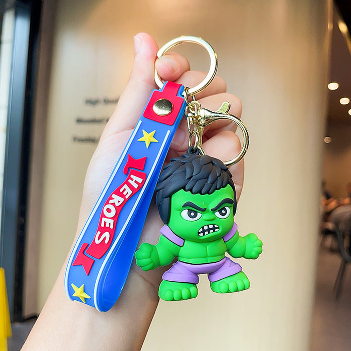 Wholesale PVC Creative Cartoon Animation Keychain JDC-KC-LeZi019