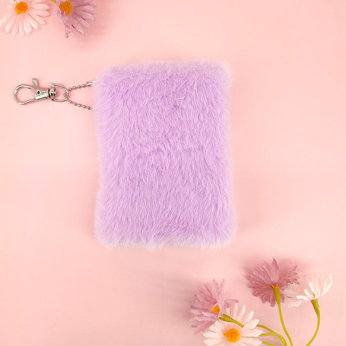 Wholesale Plush Notebook Cute Candy Color Pocket Journal for Casual Writing Gift MOQ≥2