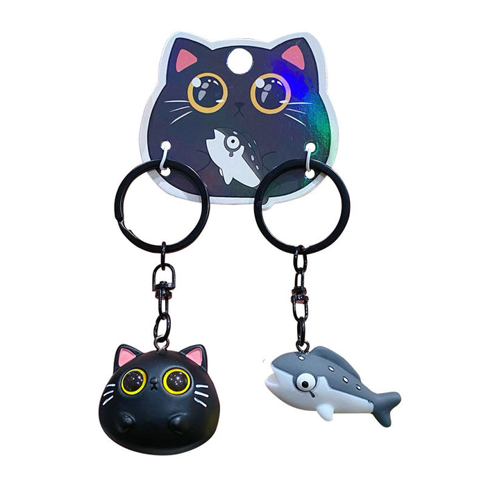 Wholesale Original Couple Keychain Cute and Exquisite Resin Doll Keychain Pendant Gift