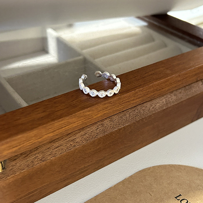 Wholesale Flash diamond zircon ring