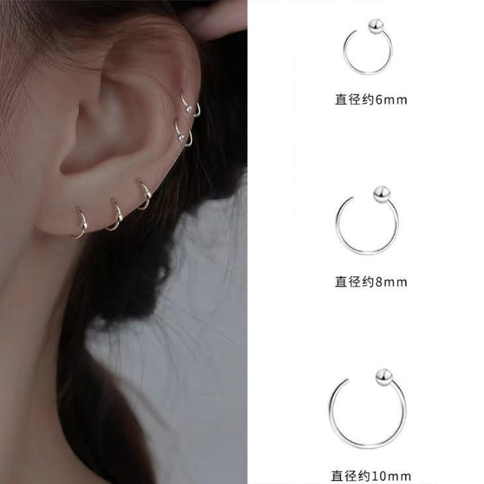 Wholesale Fashion Simple Round Bead Earrings JDC-ES-XiangDuan007