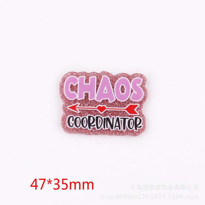 Wholesale Cartoon Organ Acrylic Pin DIY Patch Accessories JDC-FK-OuYie012