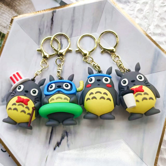 Wholesale Cartoon Doll Silicone Keychain JDC-KC-HongSheng014