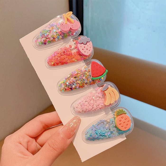 Wholesale Summer Fruit Hairpin Children' s Hair Clip