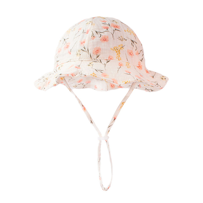 Wholesale Children's Cotton Bucket Hat Breathable Bucket Hat JDC-FH-ZB005