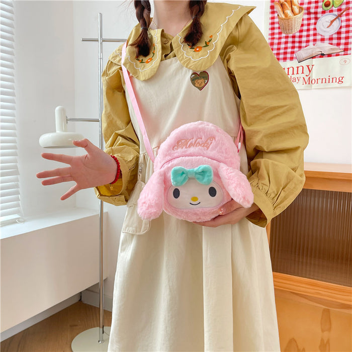 Wholesale Cute Cartoon Plush Shoulder Bags JDC-HB-RongT004