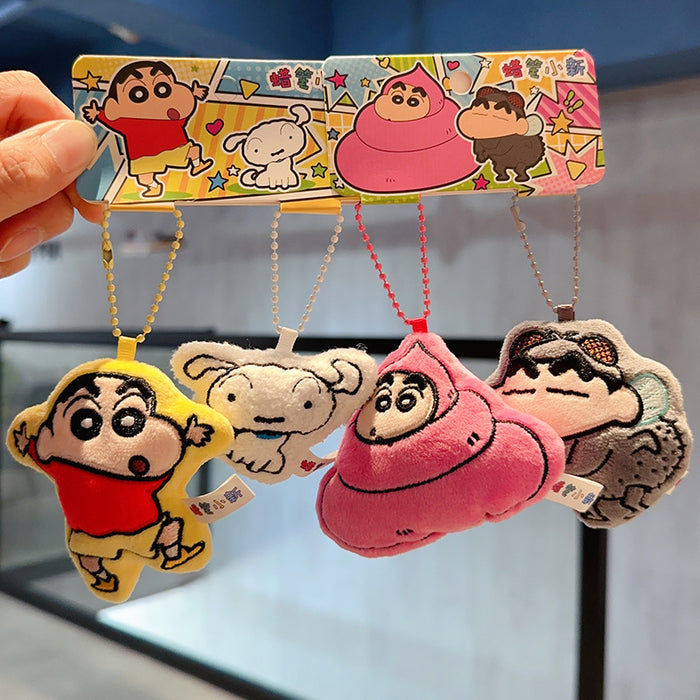 Wholesale   plush   cartoon plush keychain men's and women's schoolbag small pendant