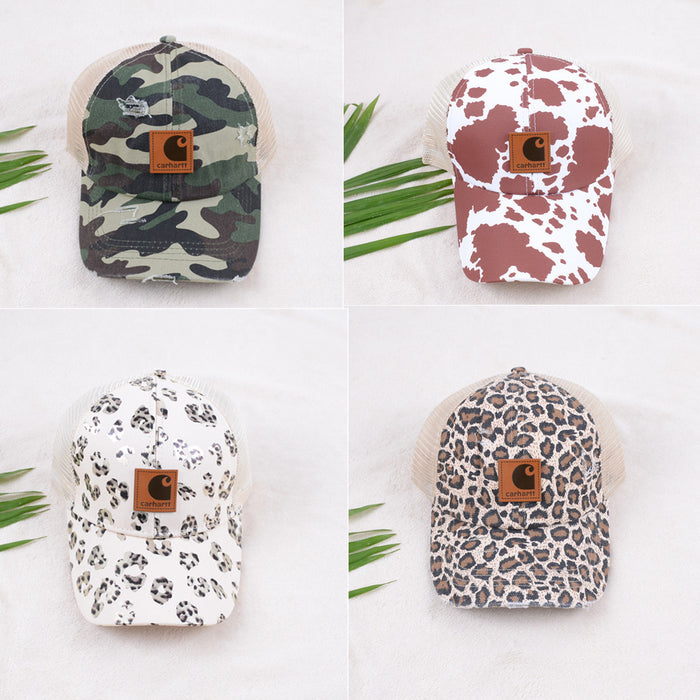 Wholesale Camouflage Leopard Print Acrylic Baseball Cap JDC-FH-KuT021