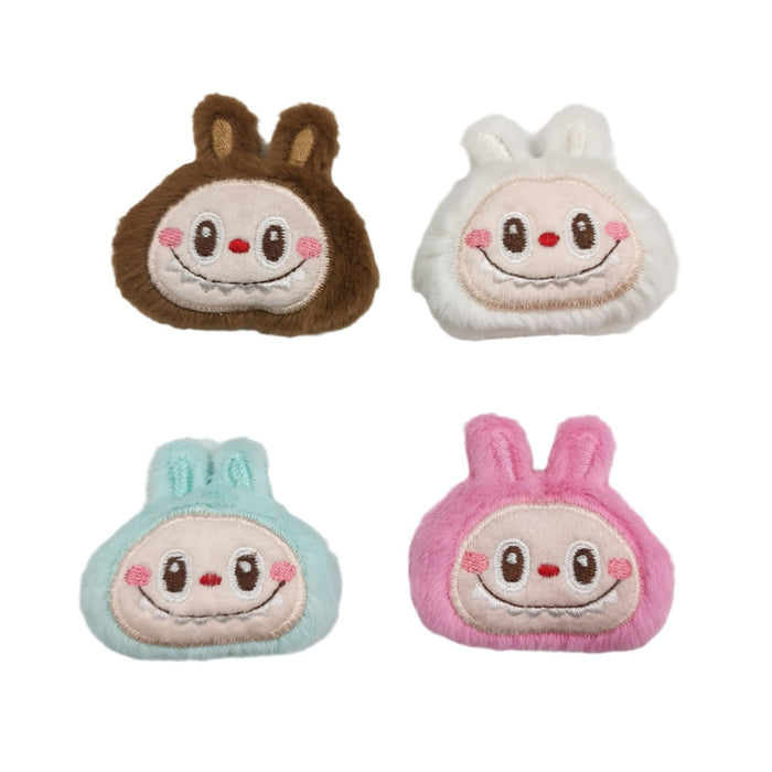 Wholesale Cute Cartoon Plush Rabbit Plush Pendant  Brooch Shoe Clothing Hair Accessory Bag Accessory