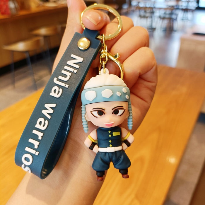 Wholesale Cartoon Silicone Doll Keychain JDC-KC-MingT255