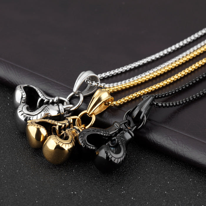 Wholesale Titanium steel pendant necklace, personalized sports accessory