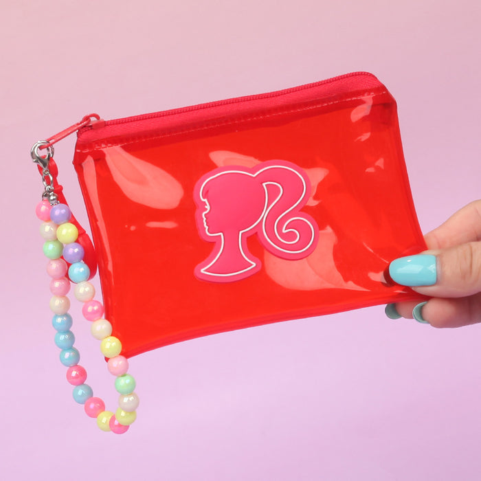 Wholesale Trendy Transparent Pink PVC Coin Purse Candy Style Wedding Favor Decorative Car Key Accessory For Resale