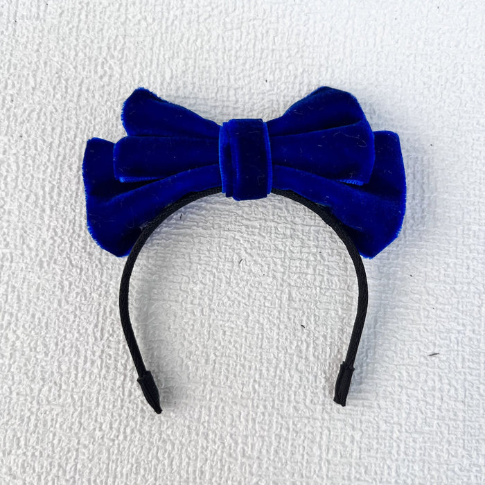 Wholesale Doll clothes sit party cloth cloth clothes accessories velvet bow hairband