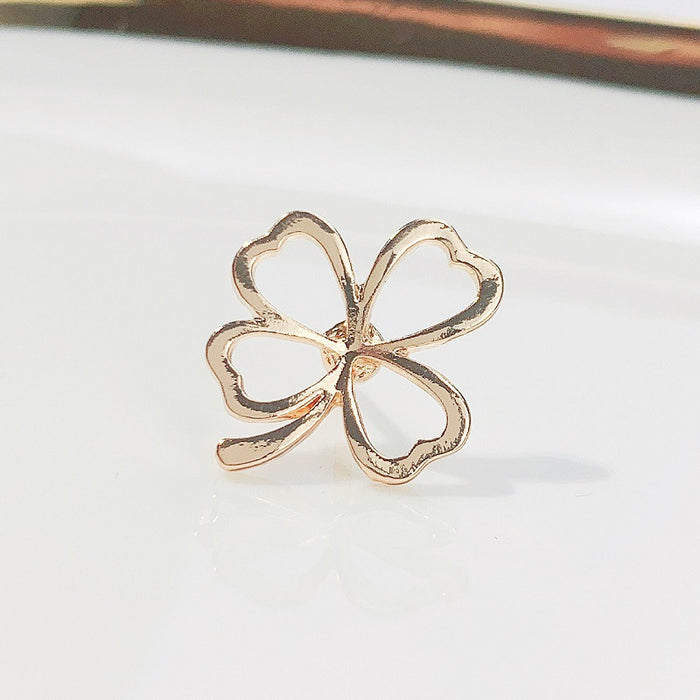 Wholesale Pearl  brooch small button shirt collar pin