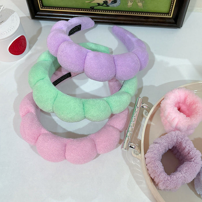 Wholesale Candy Color Cloud Set Fabric Headband JDC-HD-ChaoXuan002