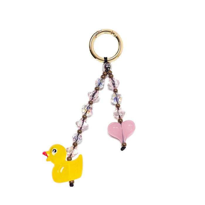 Wholesale  Keychain Love Key Chain DIY Hanging Ornaments Girls  Bag Small Pendant