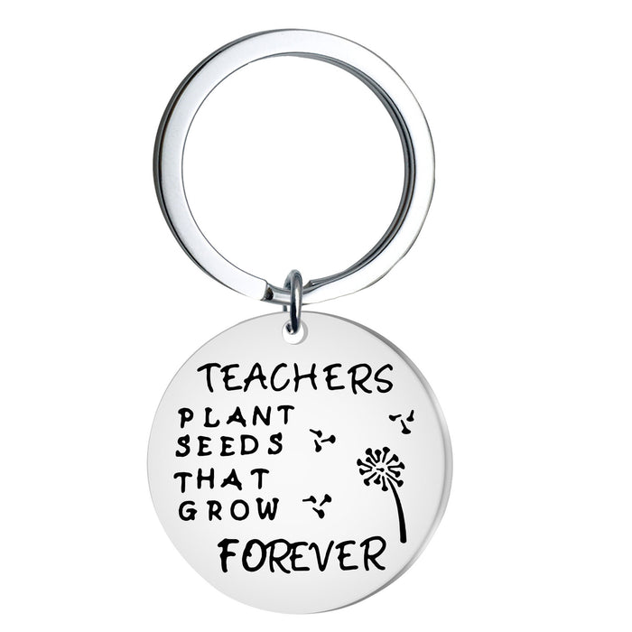 Wholesale Stainless steel keychain engraved gift
