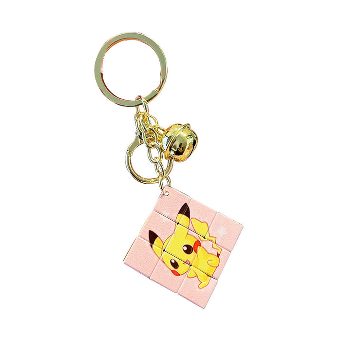 Wholesale Creative Cartoon Rubik's Cube Series Keychains JDC-KC-LeZi015