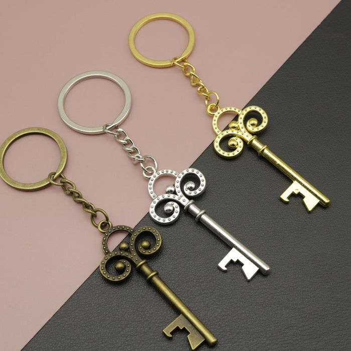 Wholesale Iron Alloy Simple Unlocking Key Keychain JDC-KC-HEMS001