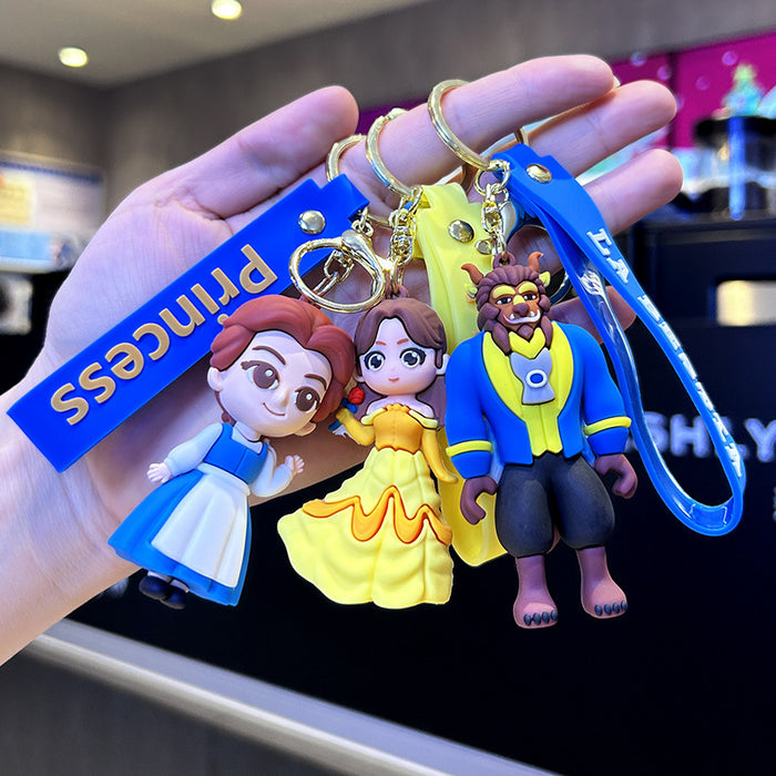 Wholesale 2024 Silicone Cartoon Doll Keychain JDC-KC-ZiX030