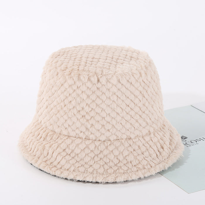 Wholesale winter plush warm fisherman hat with copper coin pattern printing JDC-HT-ShunY002