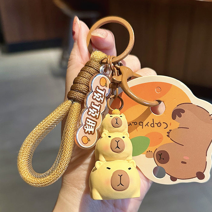 Wholesale PVC Cartoon Doll Keychain JDC-KC-LeZi032