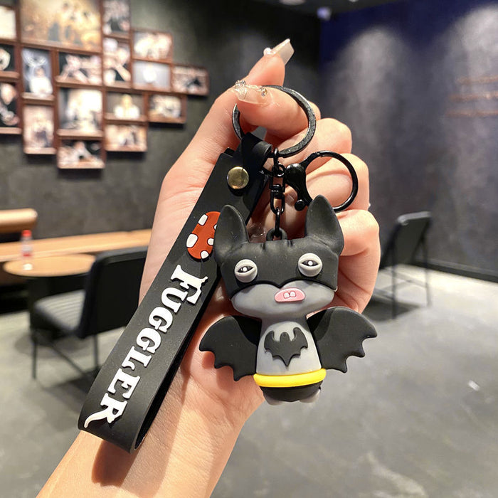 Wholesale Funny cute tooth monster cartoon keychain tooth monster pendant