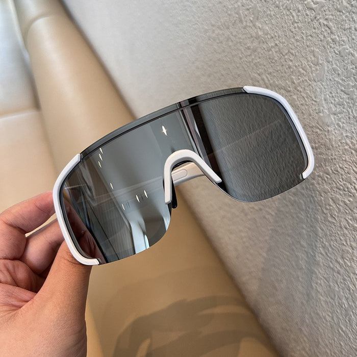 Wholesale New cycling glasses, outdoor sports windproof and eye protection, large frame sunglasses, resin sunglasses, hiking goggles