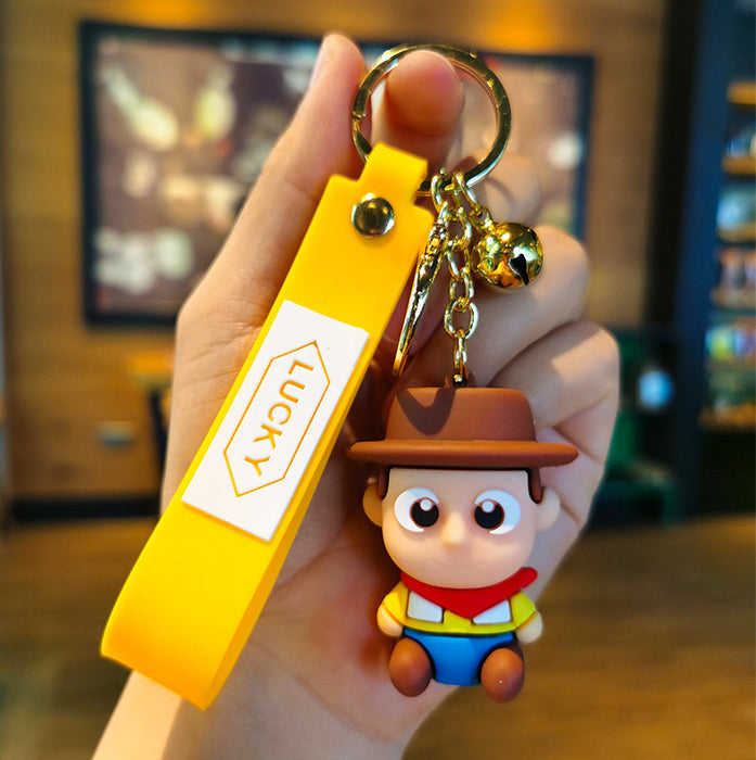 Wholesale Silicone Cartoon Doll Keychain JDC-KC-Tingm151