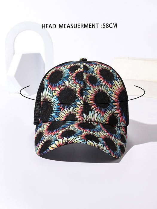 Wholesale casual men's and women's same sun-proof outdoor baseball cap summer digital printing sun-proof breathable baseball cap