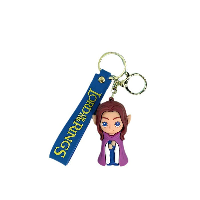 Wholesale Multiple movie character soft rubber keychains available