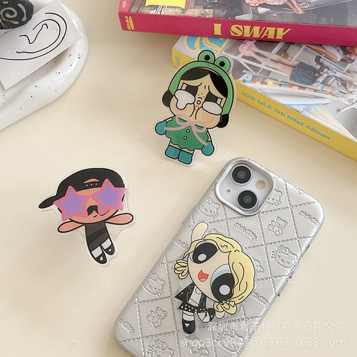 Wholesale Cartoon Cute Phone Airbag Acrylic Phone stand