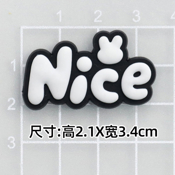 Wholesale 10pcs Soft rubber briquette elf silicone patch slippers buckle headset phone case airbag bracket refrigerator sticker accessories
