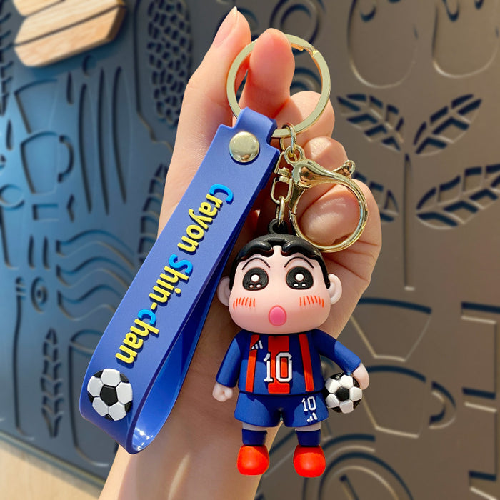 Wholesale  Cartoon cute key chain football pendant car school bag key chain