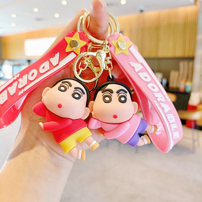 Wholesale Cartoon Doll Silicone Keychain JDC-KC-MingT263