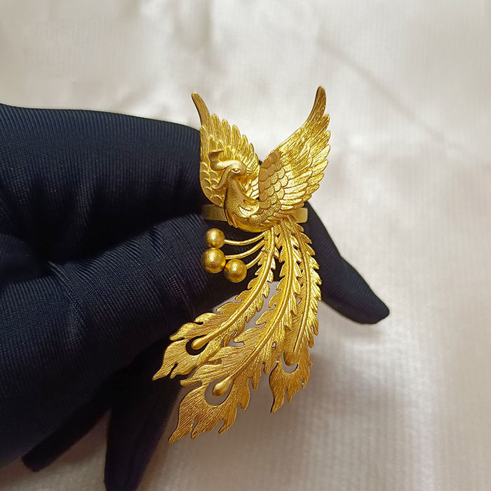 Wholesale High end ring with adjustable mouth, fashionable and exquisite, light luxury, gold personality