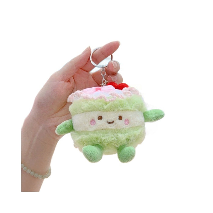 Wholesale Small cake doll pendant keychain plush toy bag