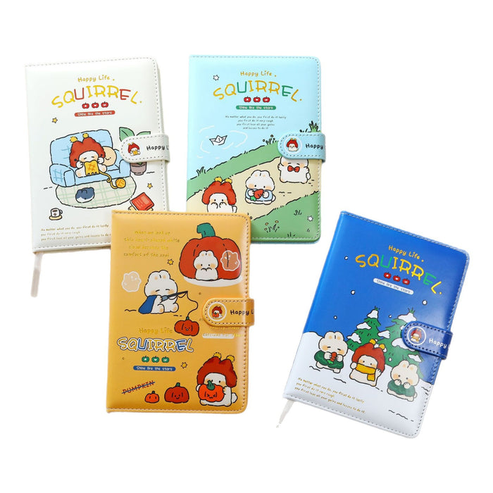 Wholesale Creative Trendy PU Leather Journal Notebook with Magnetic Closure Boutique Pocket Notepad MOQ≥2