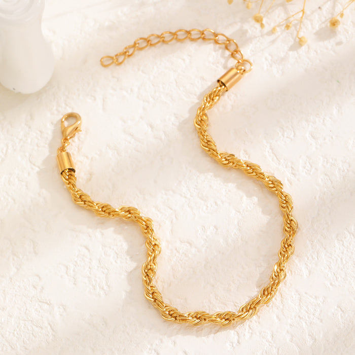 Wholesale Simple Braided Twist Bracelet