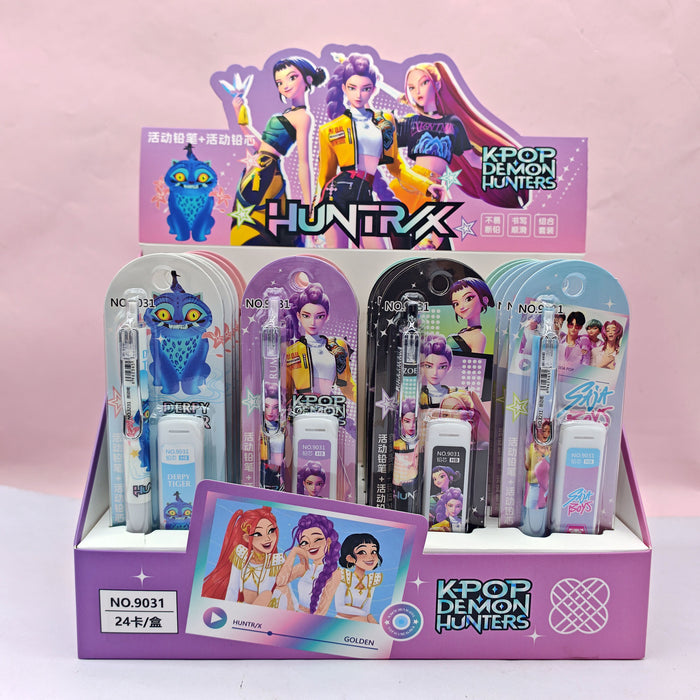 Wholesale Cartoon Automatic Pencil Set Combo Pack