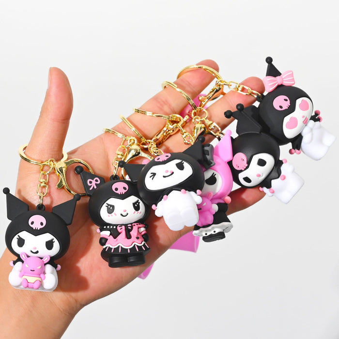 Wholesale Cartoon Doll Silicone Keychain JDC-KC-HongSheng010