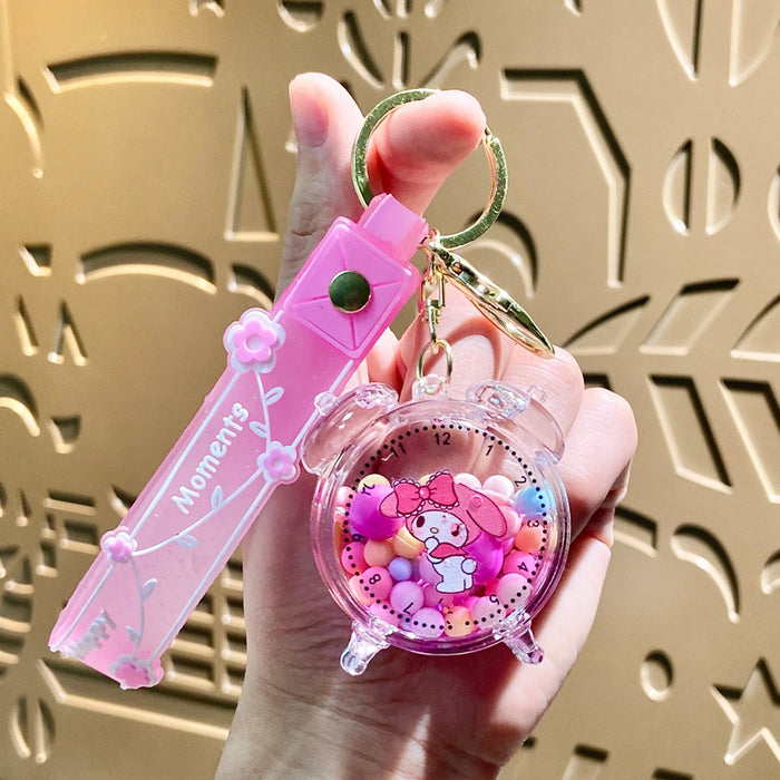 Wholesale Acrylic Oil-filled Cartoon Doll Keychain JDC-KC-Benxin014