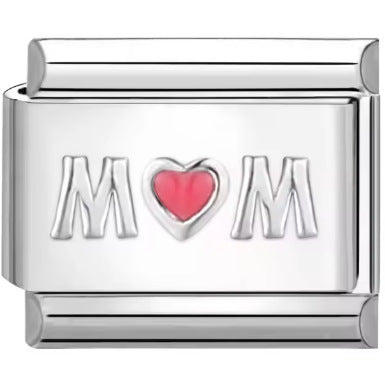 Wholesale Mother' s Day Series Stainless Steel Italian Flower Bracelet DIY Module Combination Jewelry