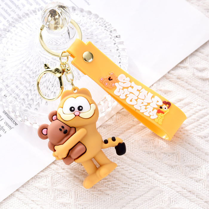 Wholesale Cute Cartoon Silicone Anime Keychain