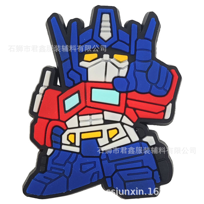 Wholesale 50pcs Cartoon Hole Shoes Buckle Decorative Buckle  Shoes Charms