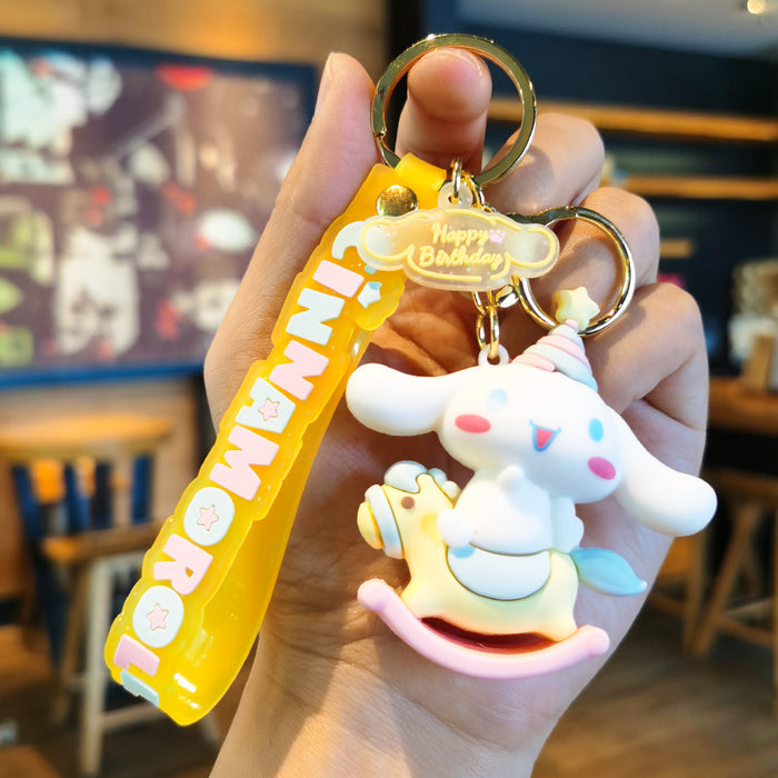 Wholesale Cartoon Doll Silicone Keychain JDC-KC-Tingm267